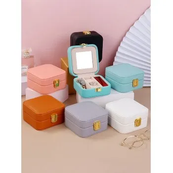 Aufbewahrungsbox für Schmuck aus PU-Leder